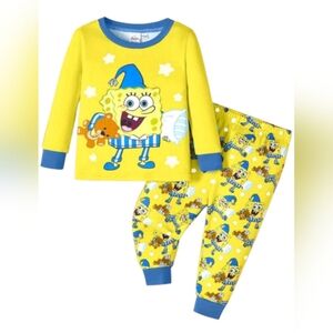 Yellow Kids Pajamas Set